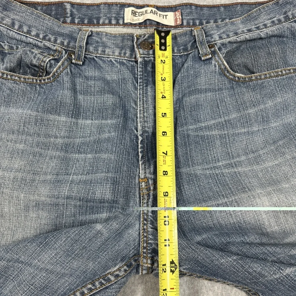 Levi's Y2K 505 Men's Relaxed Fit Faded Denim Jeans Size 36x34(34x33) Whiskered